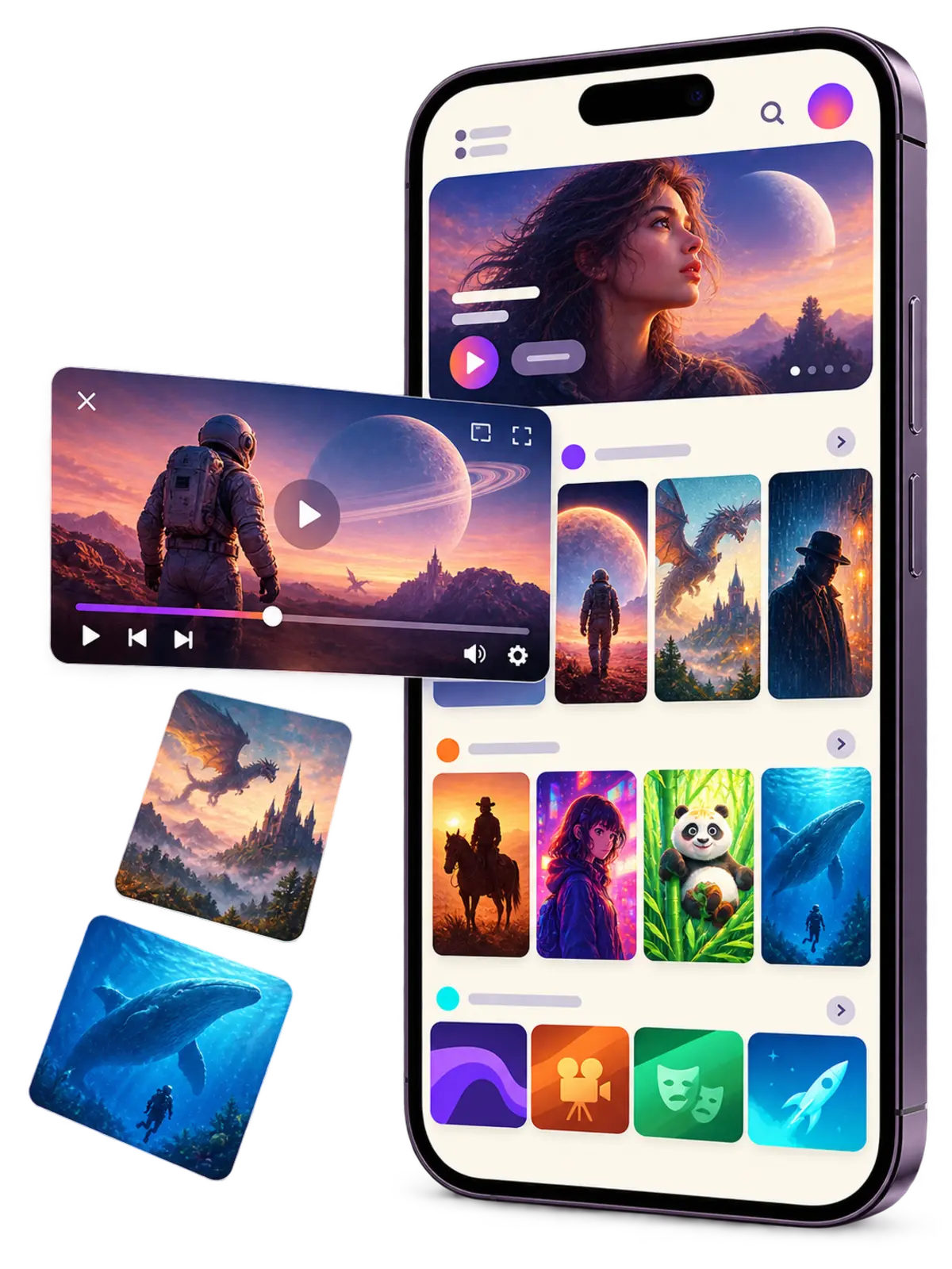 人人视频 APP 功能展示